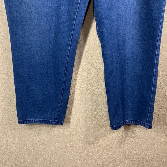 Allison Daley Jeans Pants Blue 22W Mid Rise 100% Cotton Medium Wash Ankle Crop - Picture 2 of 13